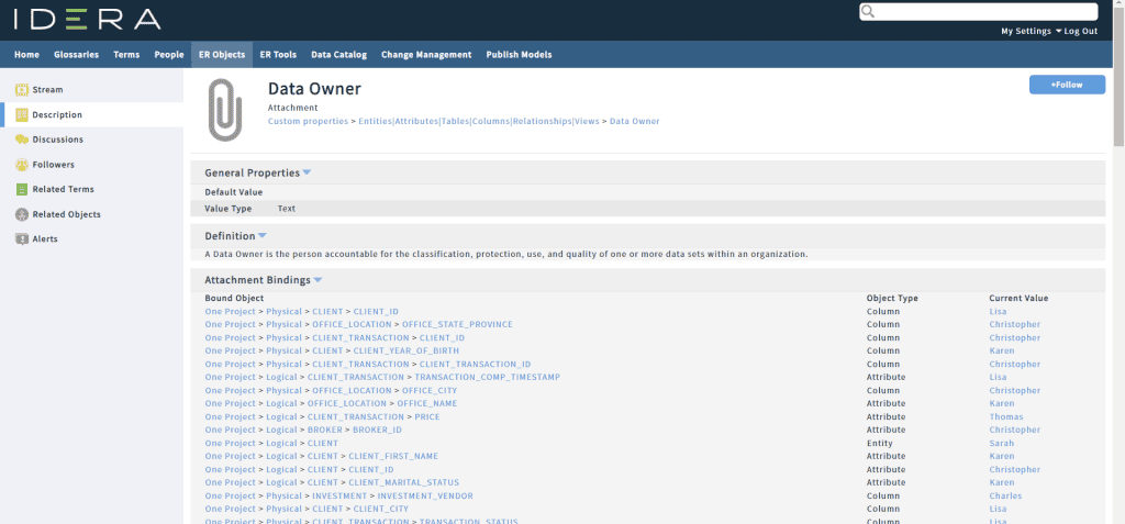 Attachment bindings through Team Server Core