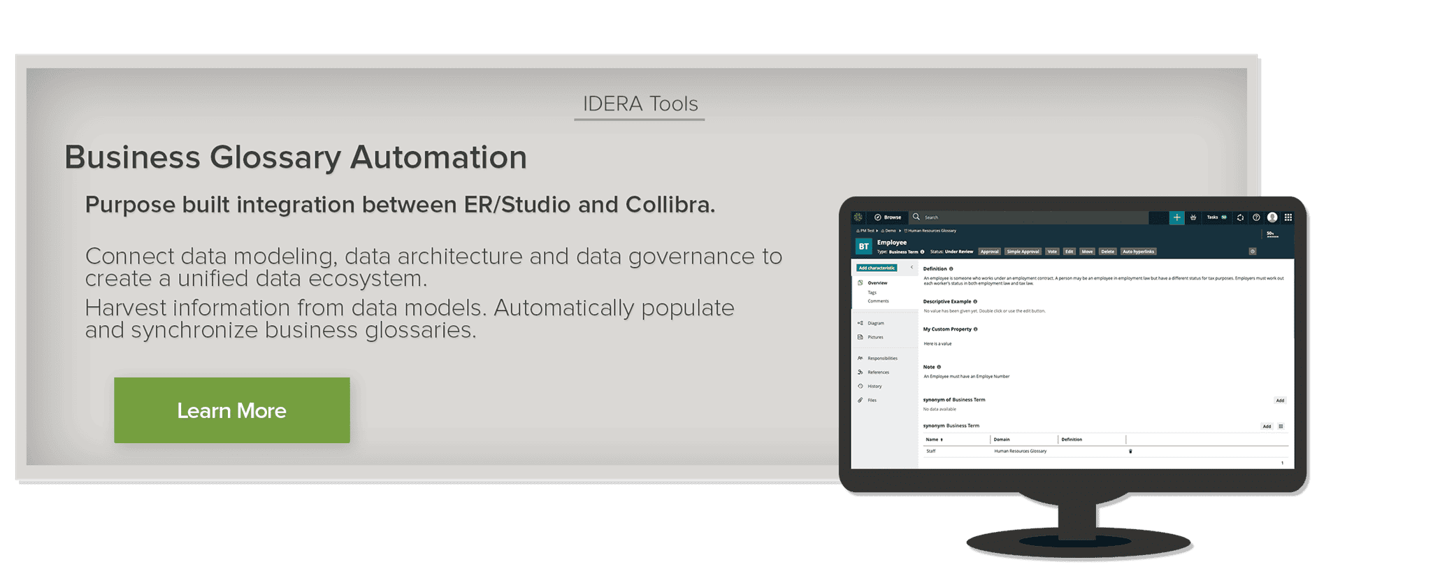 Business Glossary Automation and Management