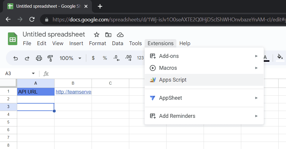 using httpservice with google sheets - community... Using Team Server REST API to Import Data into Google Sheets