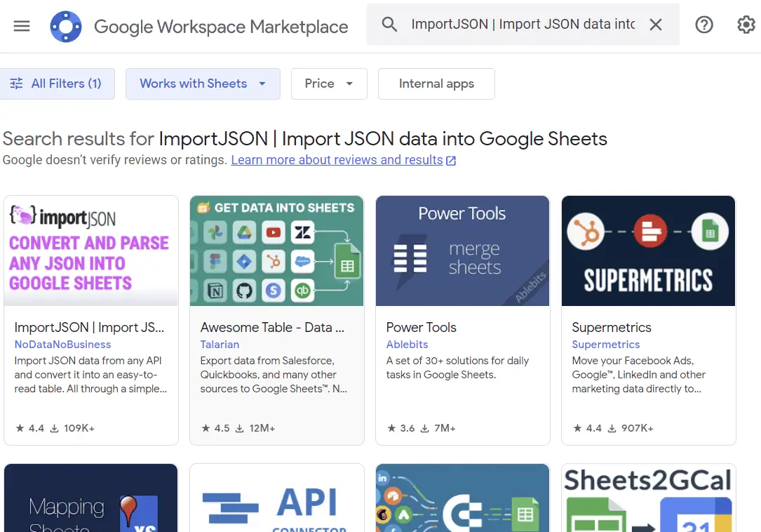 Using Team Server REST API to Import Data into Google Sheets