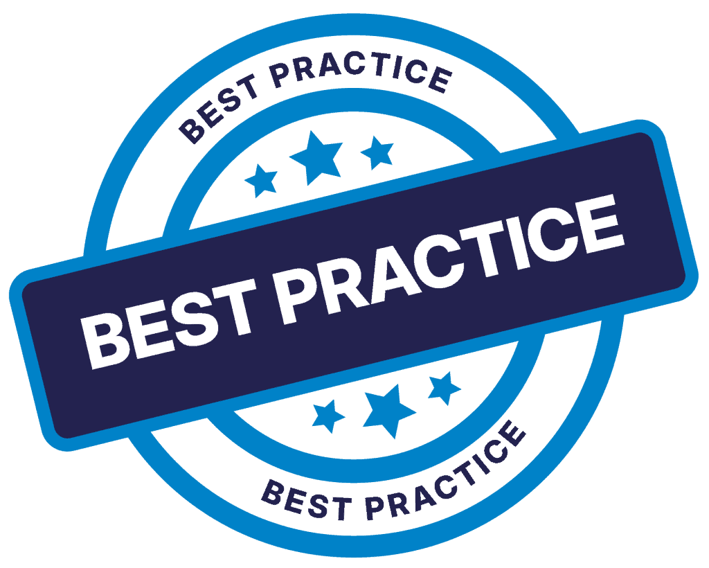best practices badge